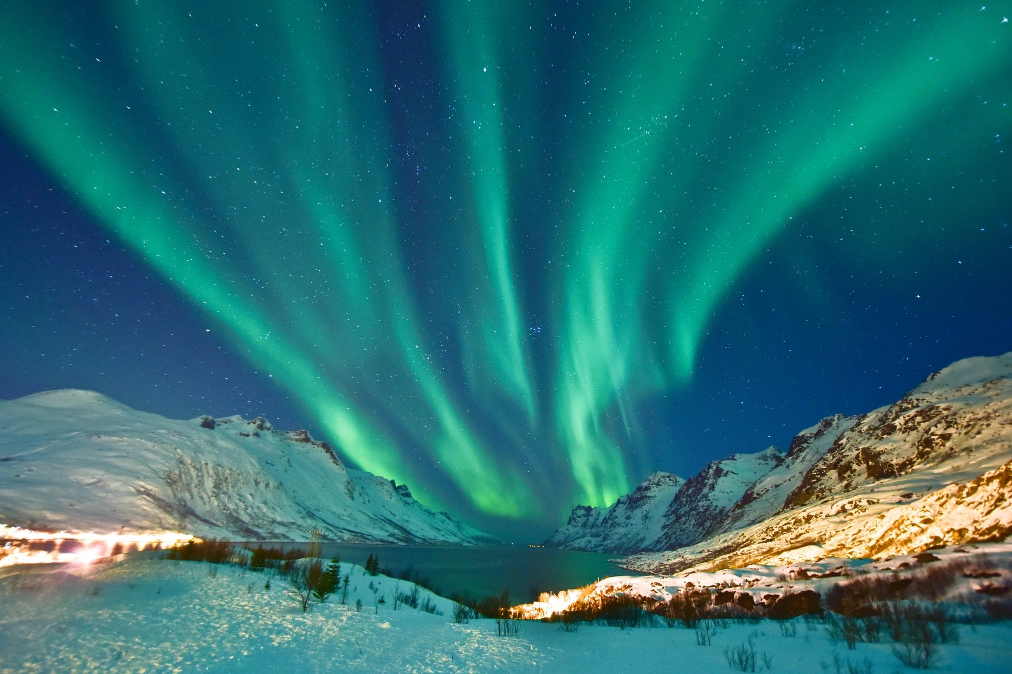 Aurora Borealis, Lapland in Finland.