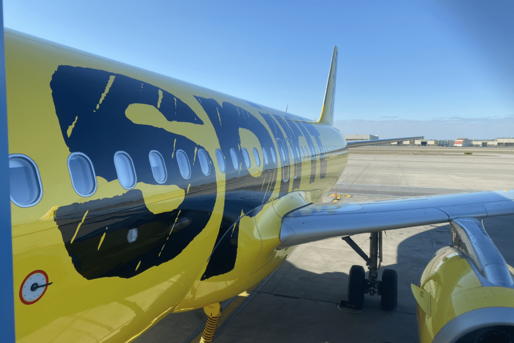 yellow spirit airlines flight