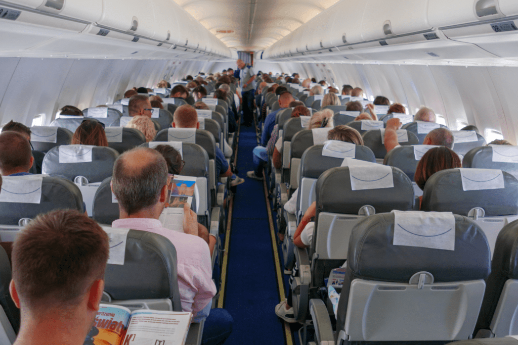 Spirit Cabin passengers being seated: Spirit airlines reviews 2023