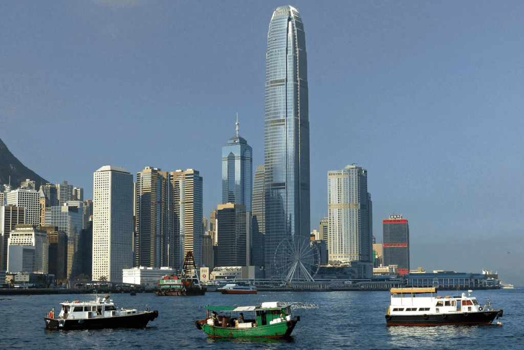 International Finance Centre II among tallest Hong Kong buildings.