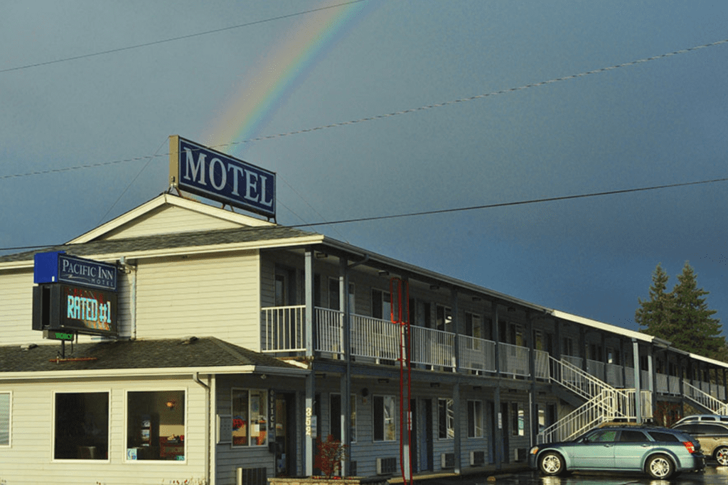 The Pacific Inn Motel in forks near Hoh rainforest.