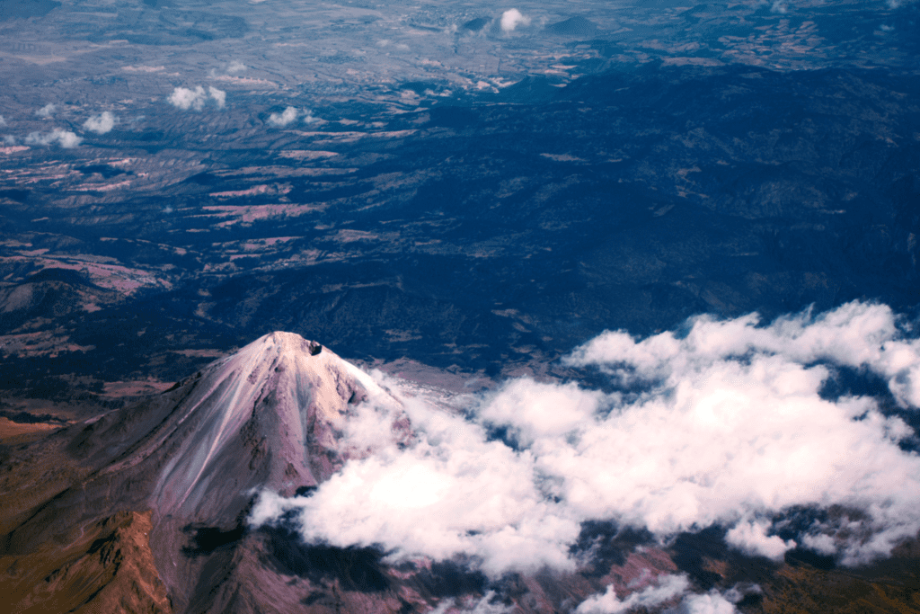 Height of Pico de Orizaba. Volcan de Veracruz