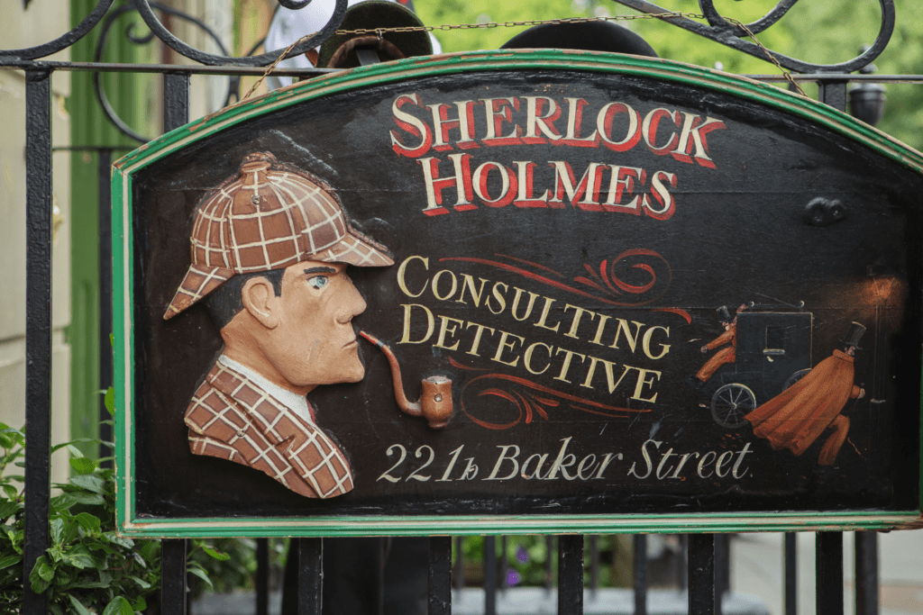 the Sherlock Holmes Museum in London.